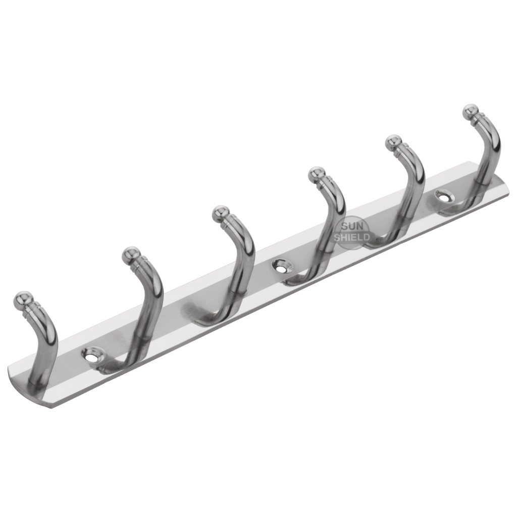 Steel Cloth Hanger 6 Point (Khunti) - L Type Goli