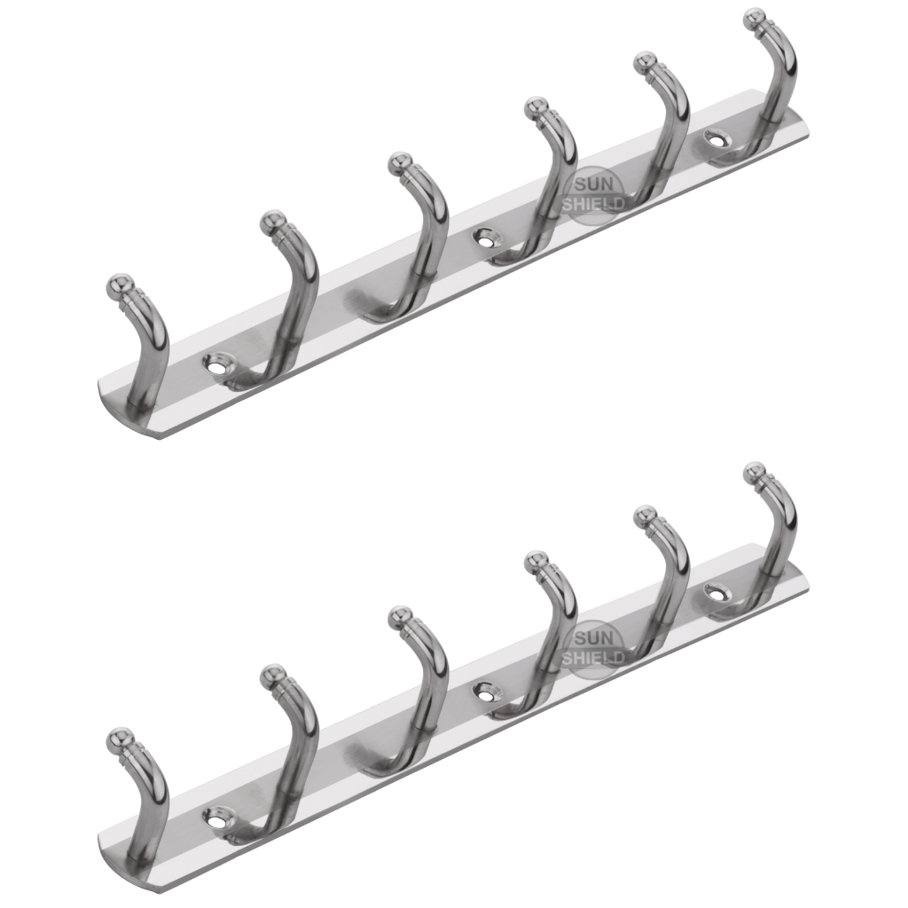Steel Cloth Hanger 6 Point (Khunti) - L Type Goli