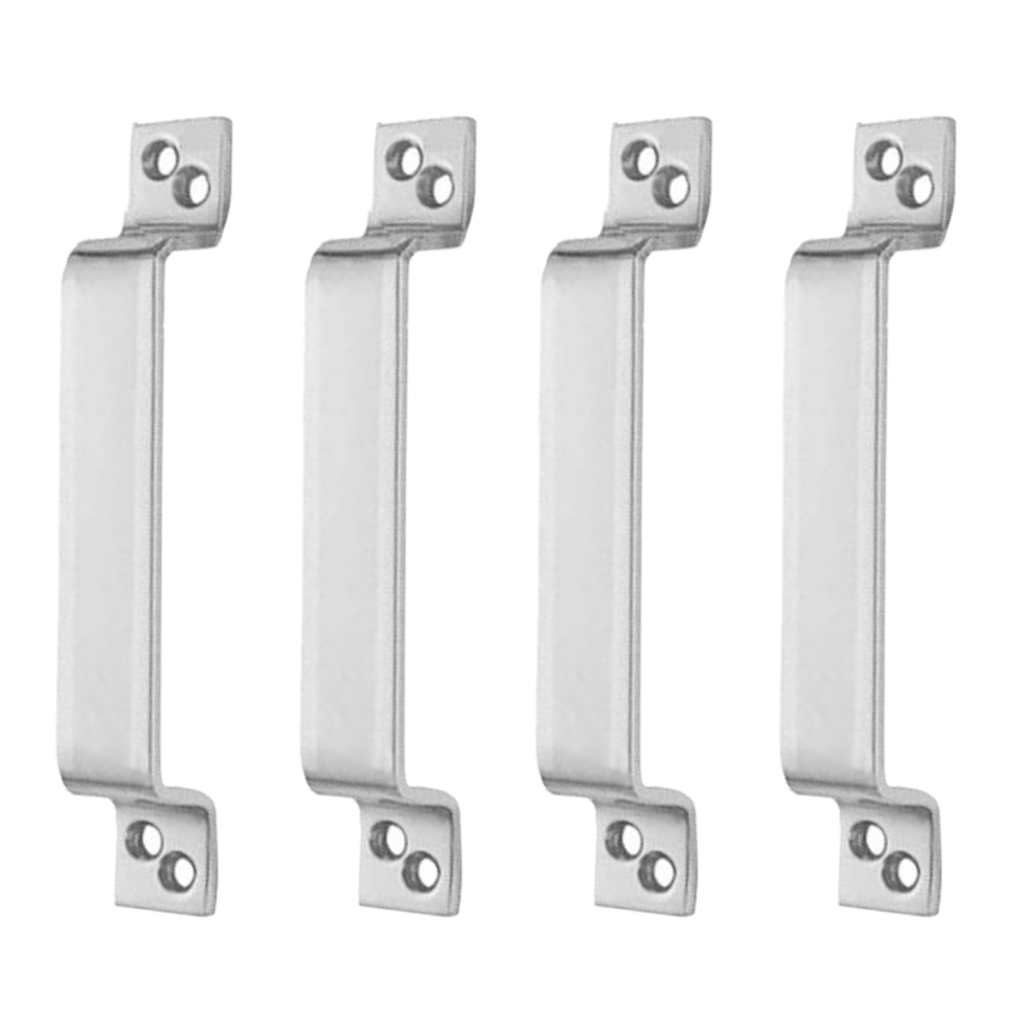 Steel Hexa D Handles 6 Inch, SS Finish