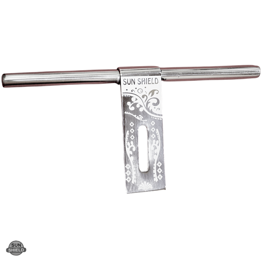 8 Inch 14mm Stainless Steel Aldrop (Door Bolt) - Line Bel Design, SS Finish