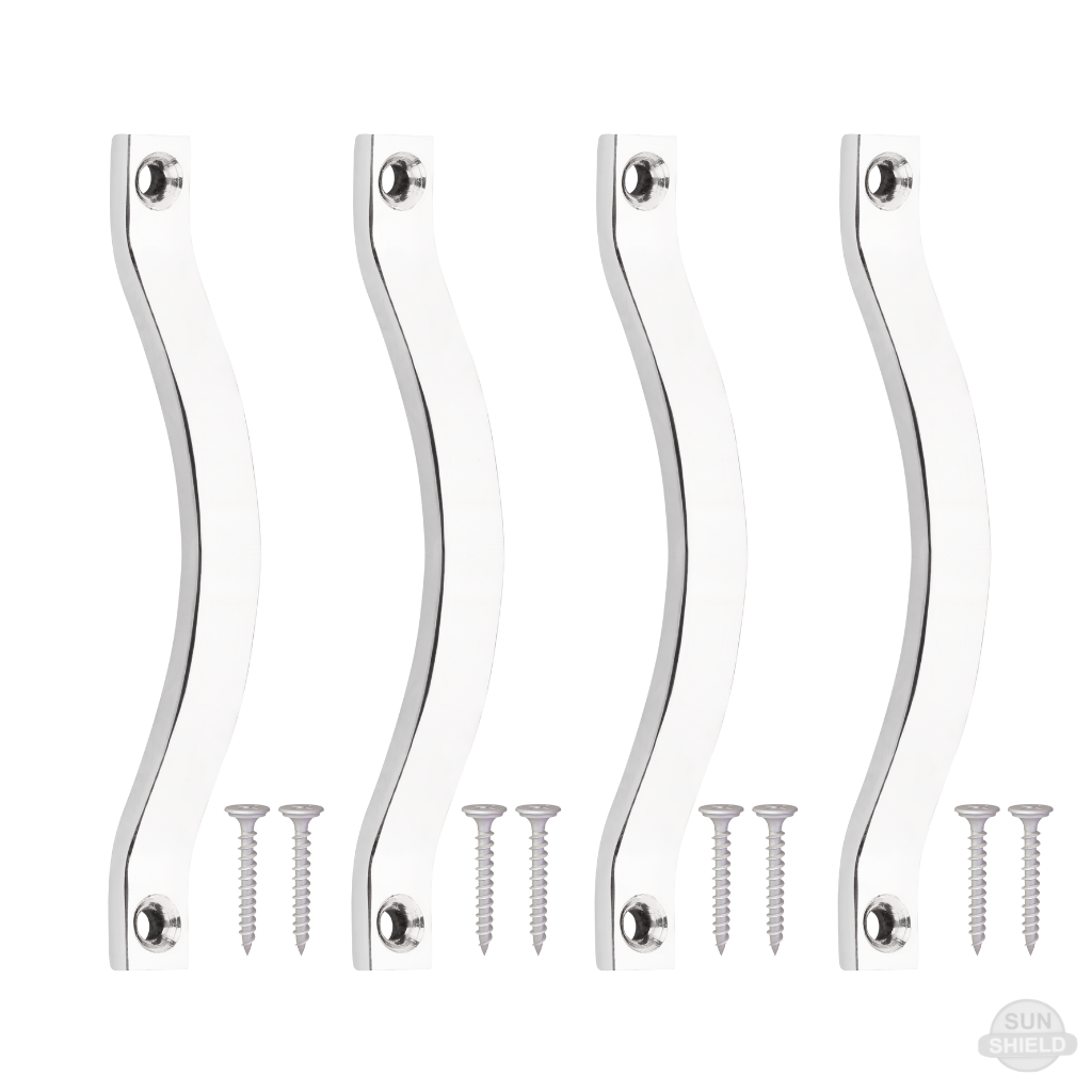 Steel Drawer Handle 16 No, 4 Inch SS Finish