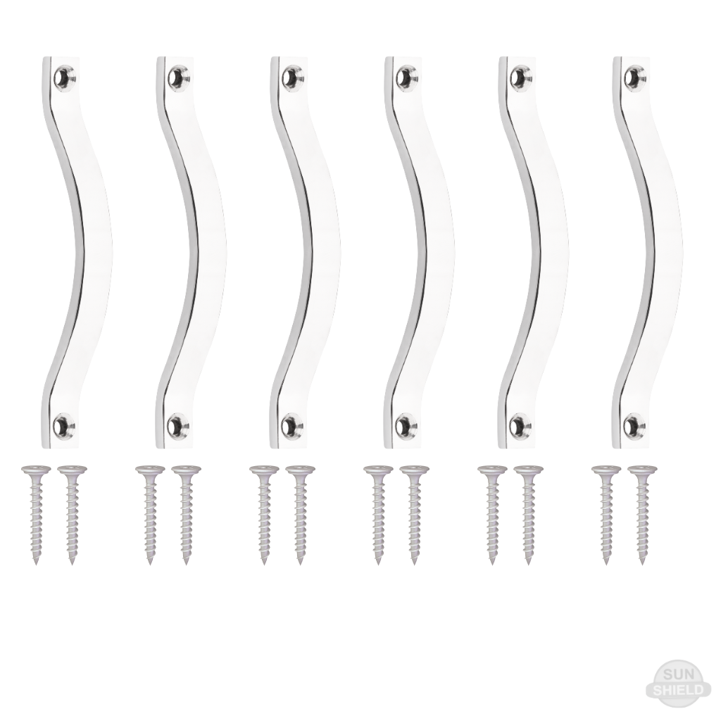 Steel Drawer Handle 16 No, 4 Inch SS Finish