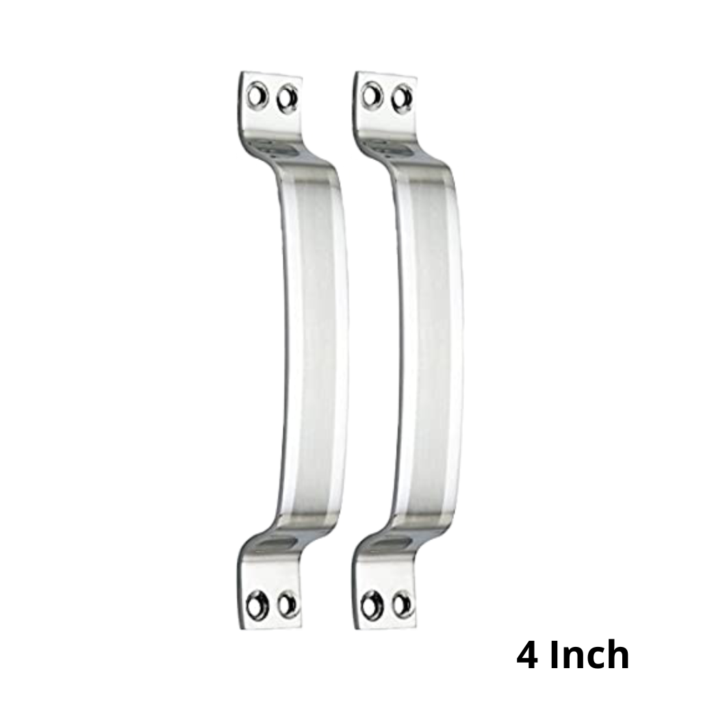 Steel Hexa Handles 4 Inch, SS Finish