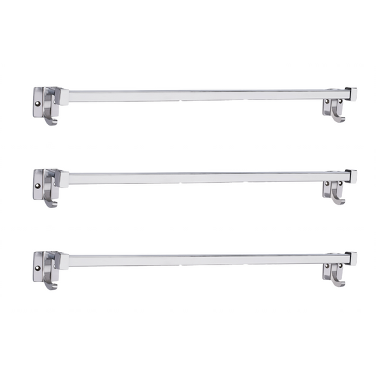 Steel Square Shape Towel Rod 24 Inch