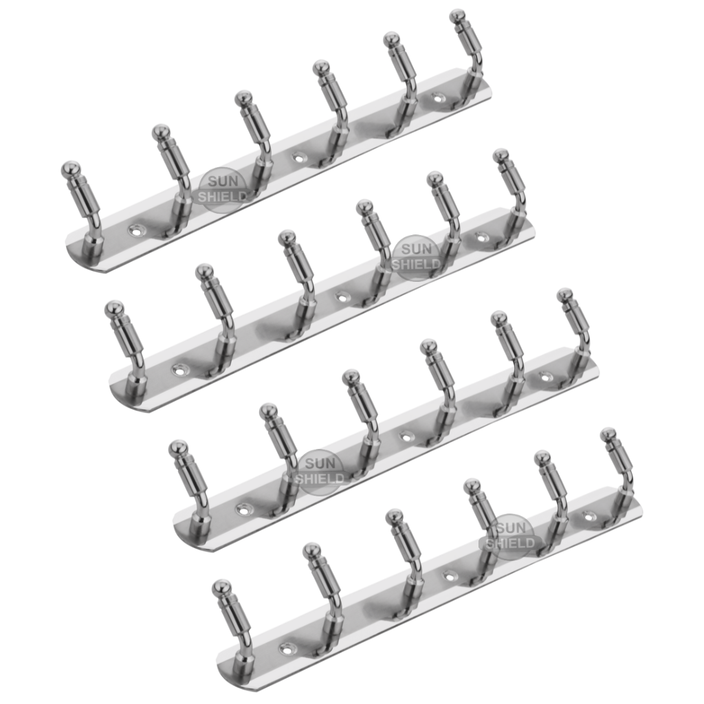 Steel Cloth Hanger 6 Point (Khunti) - L Type Goli Tropping