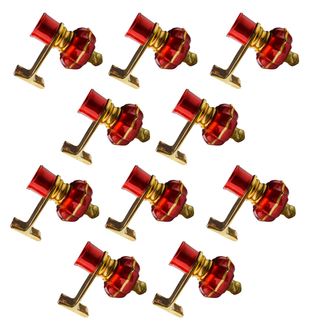 12 Peel Wine Gold Curtain Bracket 1 inch (25mm)