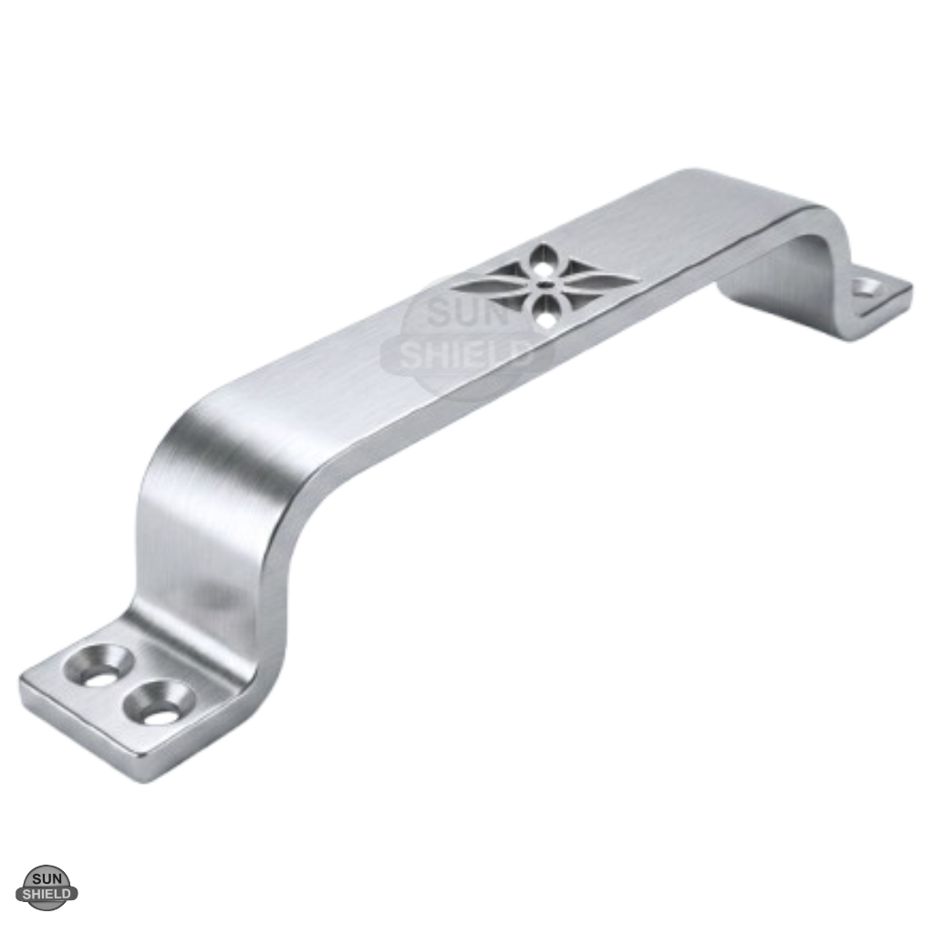 Premium Stainless Steel Door Pull Handle Set - 7 Inch, Heavy Duty 6 Gauge, 602 No.