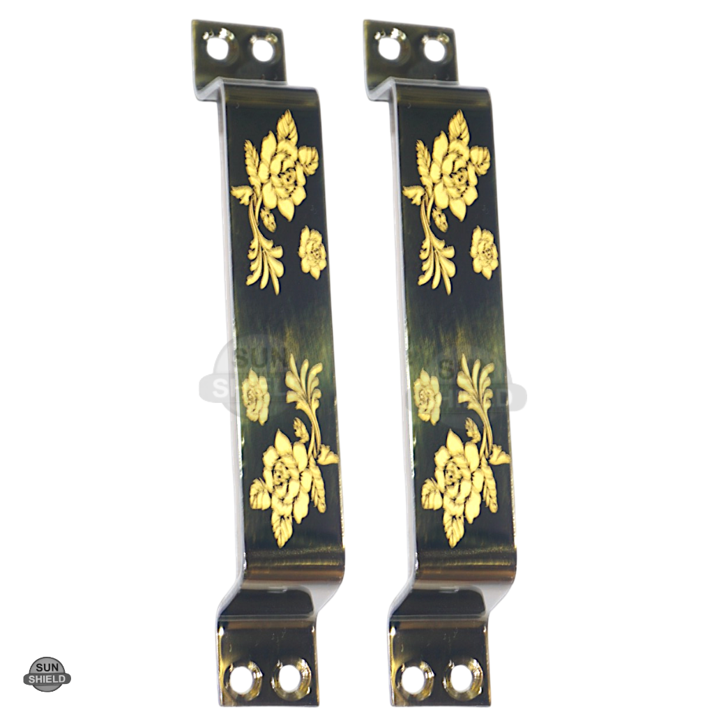 6-Inch Stainless Steel Vintage Door Handles - 6 Unique Styles