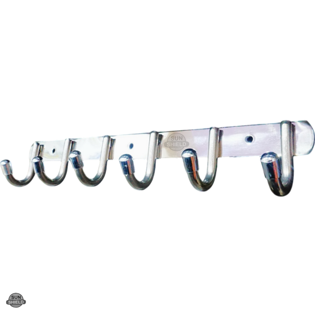 Steel Cloth Hanger 6 Point (Khunti) - J Type