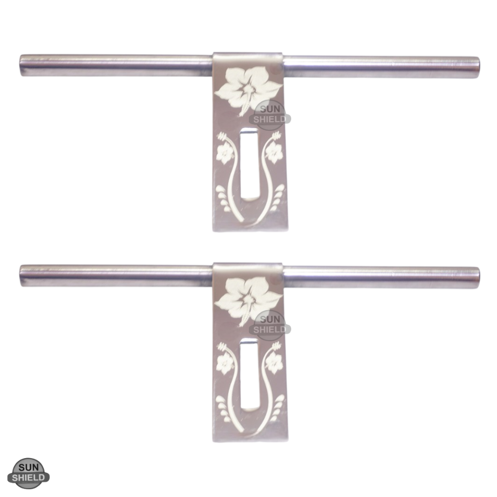 Steel Aldrop 10 Inch, 14mm, Flower