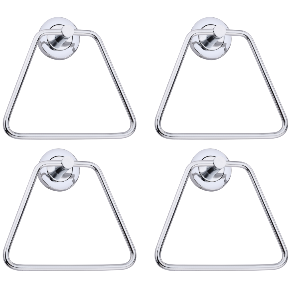 Steel Towel Ring, SS Finish, Trinagle
