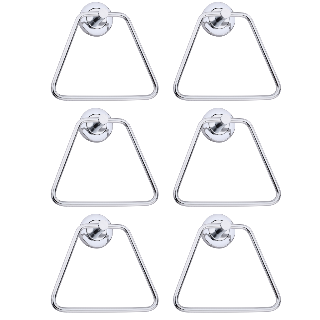 Steel Towel Ring, SS Finish, Trinagle