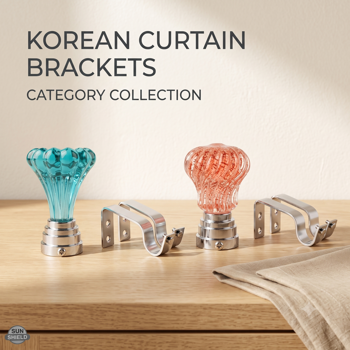 Korean Curtain Brackets