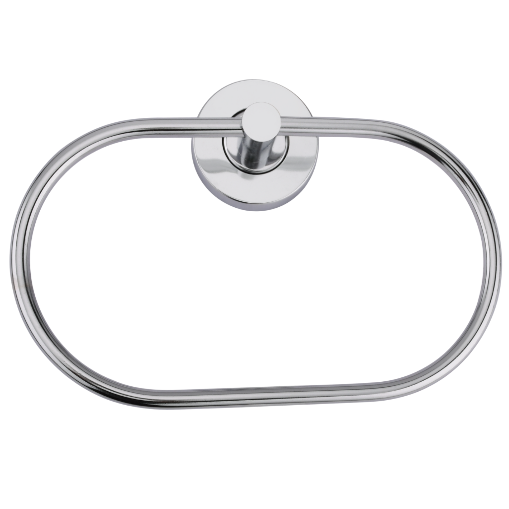 Steel Towel Ring, SS Finish, Oval