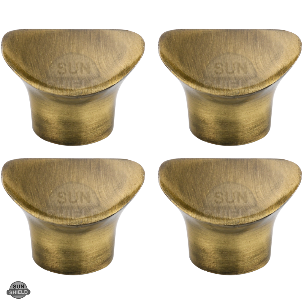 Arcus Knob Antique: Aluminum, 1.25-inch Polished Chrome
