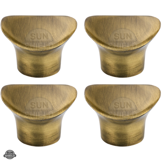 Arcus Knob Antique: Aluminum, 1.25-inch Polished Chrome