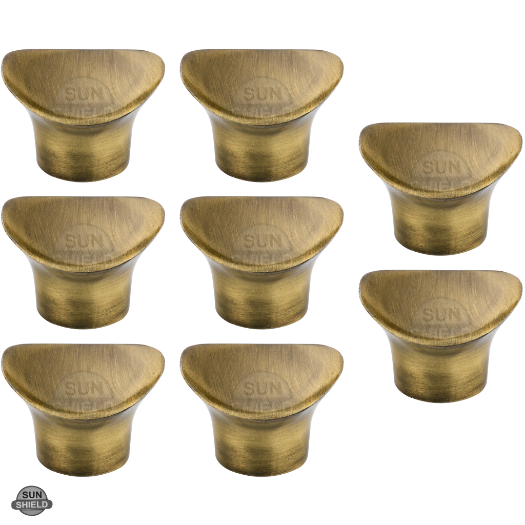 Arcus Knob Antique: Aluminum, 1.25-inch Polished Chrome