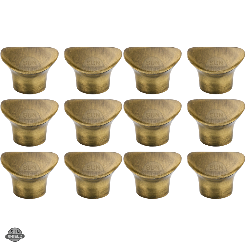 Arcus Knob Antique: Aluminum, 1.25-inch Polished Chrome