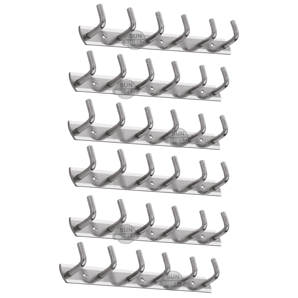 Steel Cloth Hanger 6 Point (Khunti) - L Type