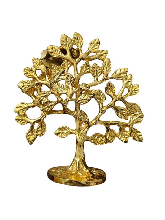 6 Inch Brass Tree of Life - Tabletop Decorative Art